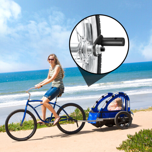 Stroller Pull Head Trailer Accessories Baby Bike Adapter Attachment 2