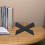 X-Shaped Bookshelf Student Page Holder Acrylic Stand For Reading 3