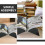 X-Shaped Bookshelf Student Page Holder Acrylic Stand For Reading 8