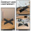 X-Shaped Bookshelf Student Page Holder Acrylic Stand For Reading 7