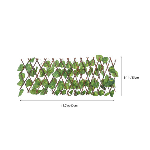 Realistisch Groen Bladeren Schutting Ornament 1