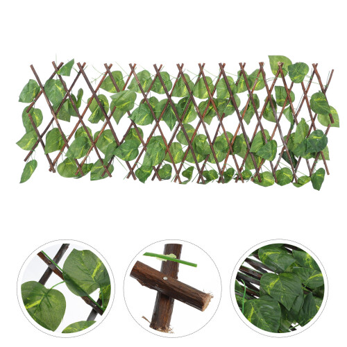 Realistisch Groen Bladeren Schutting Ornament 2