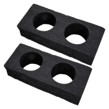 Multi-Hole Cup Holder Pearl Wool 2pcs For Daily .4x3.9in