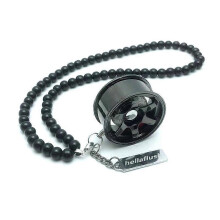 Car rearview mirror pendant Fashion racing wheel car rearview mirror accessories pendant Interior rearview mirror pendant Tide brand modified metal TE