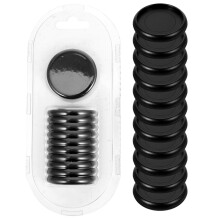 22 Pcs Binder Buckle Disc Bound Clips The Notebook Office Black