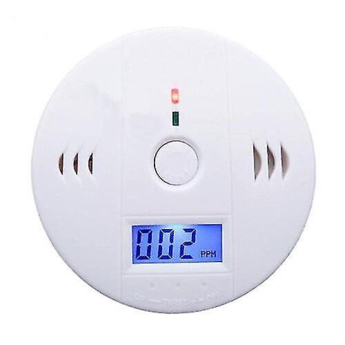Lcd Co Carbon Monoxide Detector Poisoning Gas Fire Warning Safe Alarm Sensor