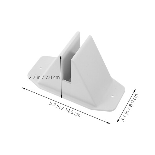Fairy Fence Plastic Fence Base White Pp 5pcs 1