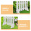 Fairy Fence Plastic Fence Base White Pp 5pcs 6