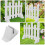 Fairy Fence Plastic Fence Base White Pp 5pcs 3