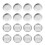 Mlins  100 Sets Decorative Press For Buttons Accessories Empty Emblems 5