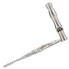Dog Training Whistle Stainless Steel Silver 1pack