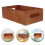 Wood Crate Box Wooden Organizer 1pack 9