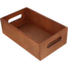 Wood Crate Box Wooden Organizer 1pack