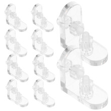 10 Pcs Acrylic Corner Code Angle Brackets For Tables Braces Dressers