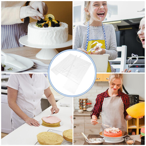 Kitchen Gadget 11pcs Acrylic Baking Scrapers For And Use 1