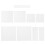 Kitchen Gadget 11pcs Acrylic Baking Scrapers For And Use 1
