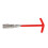 1pack Steel T-Handle Wrench Socket For Car Maintenance 1