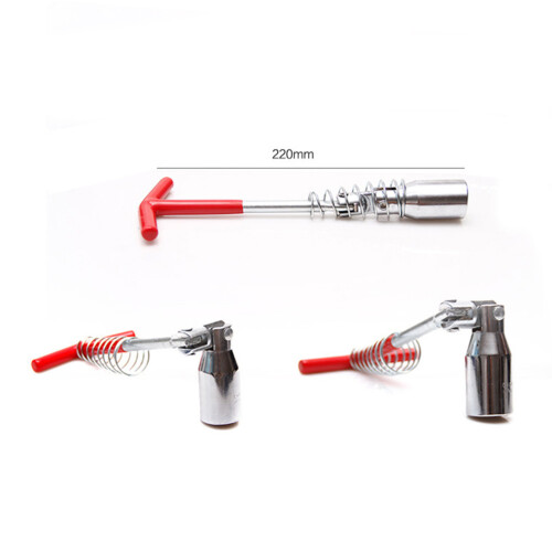 1pack Steel T-Handle Wrench Socket For Car Maintenance 1