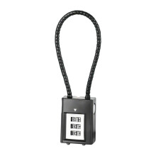 Motorcycle Helmets Combination Lock with Password Lock, 20cm Cable Lock for Bike Helmets, Backpacks, Luggage