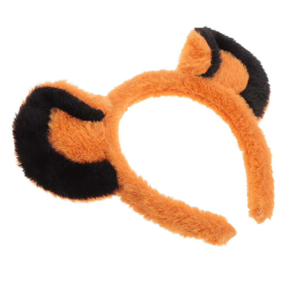 Solustre Multi Color Soft Plush Lion Headband For Halloween Cosplay Fun