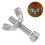 Spinnkugel Nadel 3,20x2,70x1,10 Cm Silber 14 5