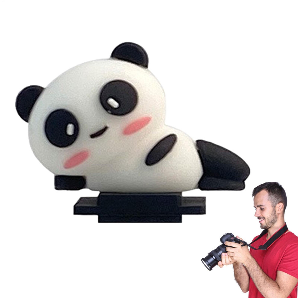 Camera Hot Shoe Protector Silicone Cover, Cartoon Panda Design, Universal Fit For Dslr, Mirrorless, Slr Cameras 6038364001399