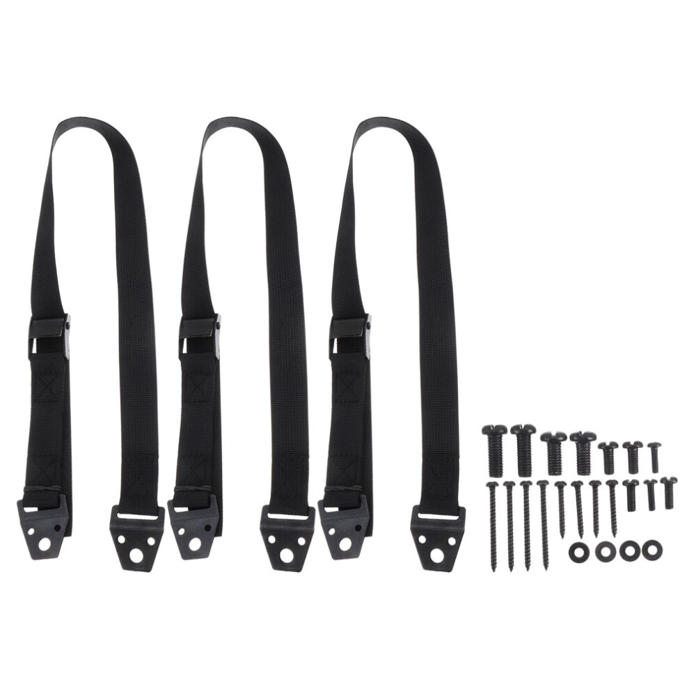 Worgeous Wear Resistant Earthquake Strap Pp 3Pcs 24.8X1.2x0.3in Solustre