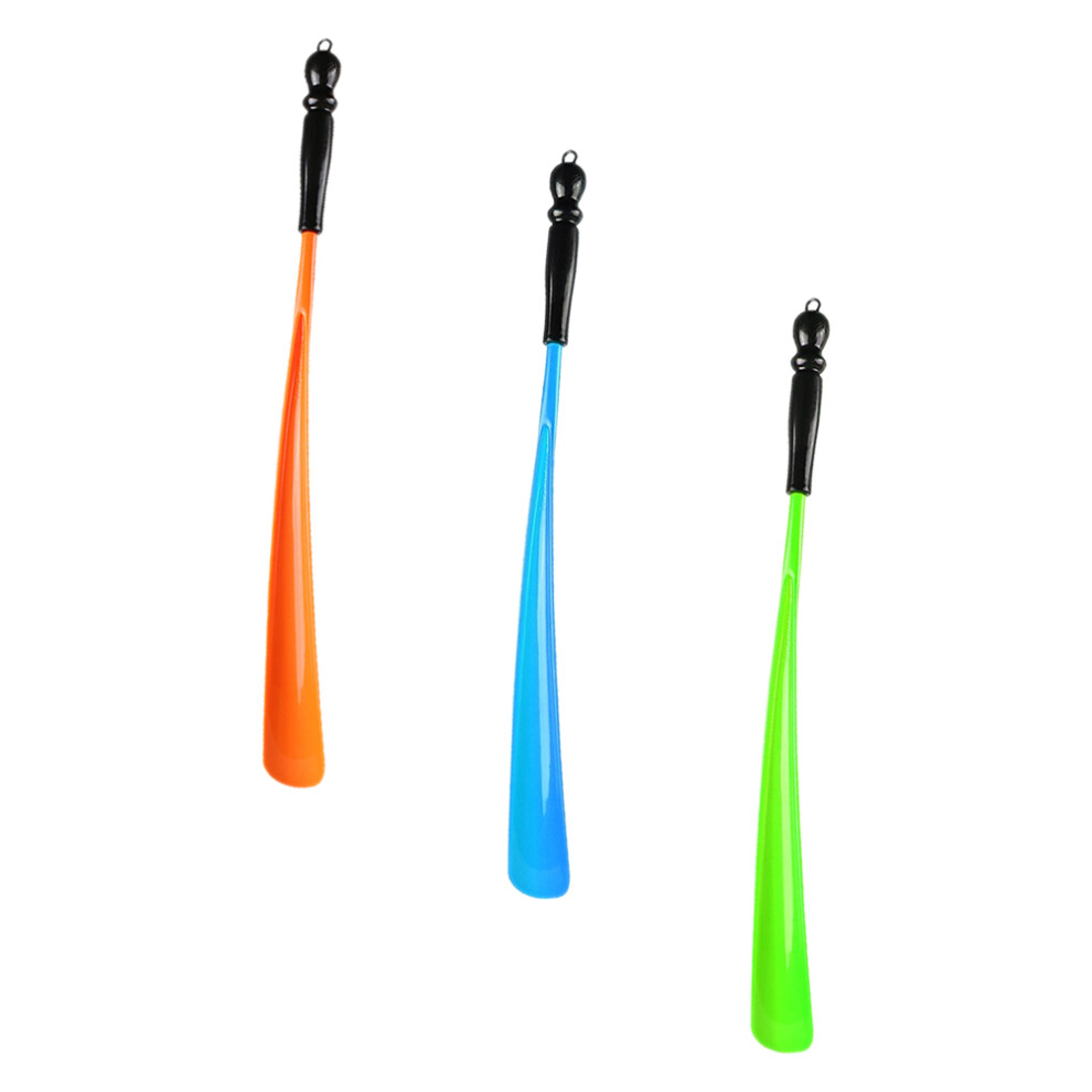 Artibetter Blue 3 Pcs Shoe Lifter Shoehorn Pregnant Woman Elder