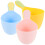Water Ladle Plastic 3pcs 7.07x4.13x3.93in 6