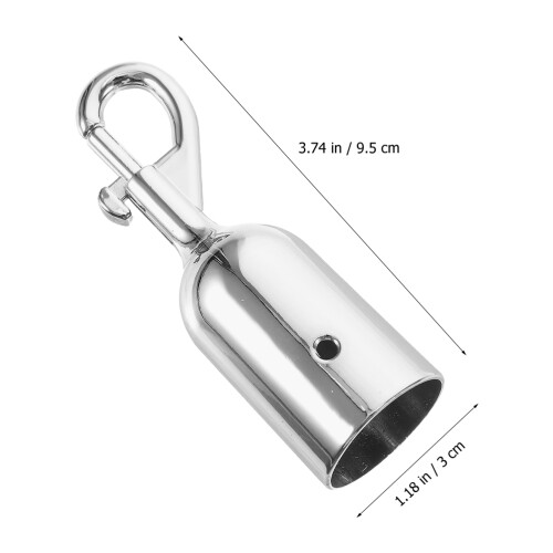 2 Pcs Heavy Duty Rope Hook End Hooks For Decorative Stoppers Ends 2