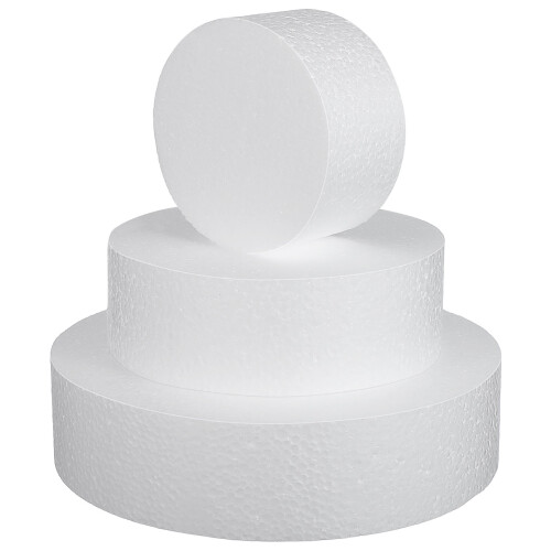 Foam Cake Models 3-Tier Set For Wedding Display & Practice