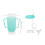 Elderly Feeding Cup Spill Proof Pp Sky Blue 2pack 2