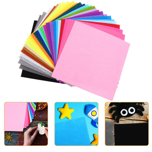 Toxment 28pcs Fabric Felt For Sewing - Multicolour Diy Craft Material 1