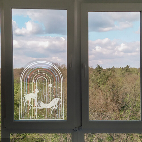Window Clings Removable Decorative -Catching Stickers 2