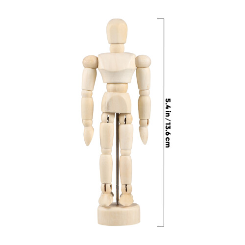 Display Mannequin Wood Mannequin Bamboo 1pack Drawing Model 1