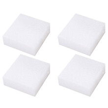 4 Pcs Crafts Work Mats Wool Felt Workbench Foam Sponge Pin White