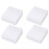 4 Pcs Crafts Work Mats Wool Felt Workbench Foam Sponge Pin White 1
