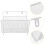 Holder Newspaper Racks Bookshelf On White Wall Kitchen Magazine 2