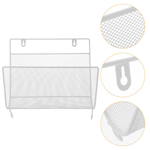 Holder Newspaper Racks Bookshelf On White Wall Kitchen Magazine 1