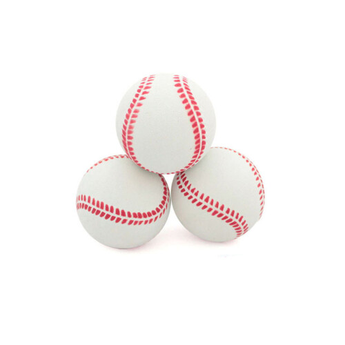 5 Pcs Baseball Practice Rubber Training Equipment Mini Baseballs 1