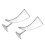 2Pcs Clear Horn Wine Glasses Elegant Creative Moon Goblets 9