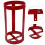 Transportation Operators Fire Extinguisher Mount Red 1pcs 10