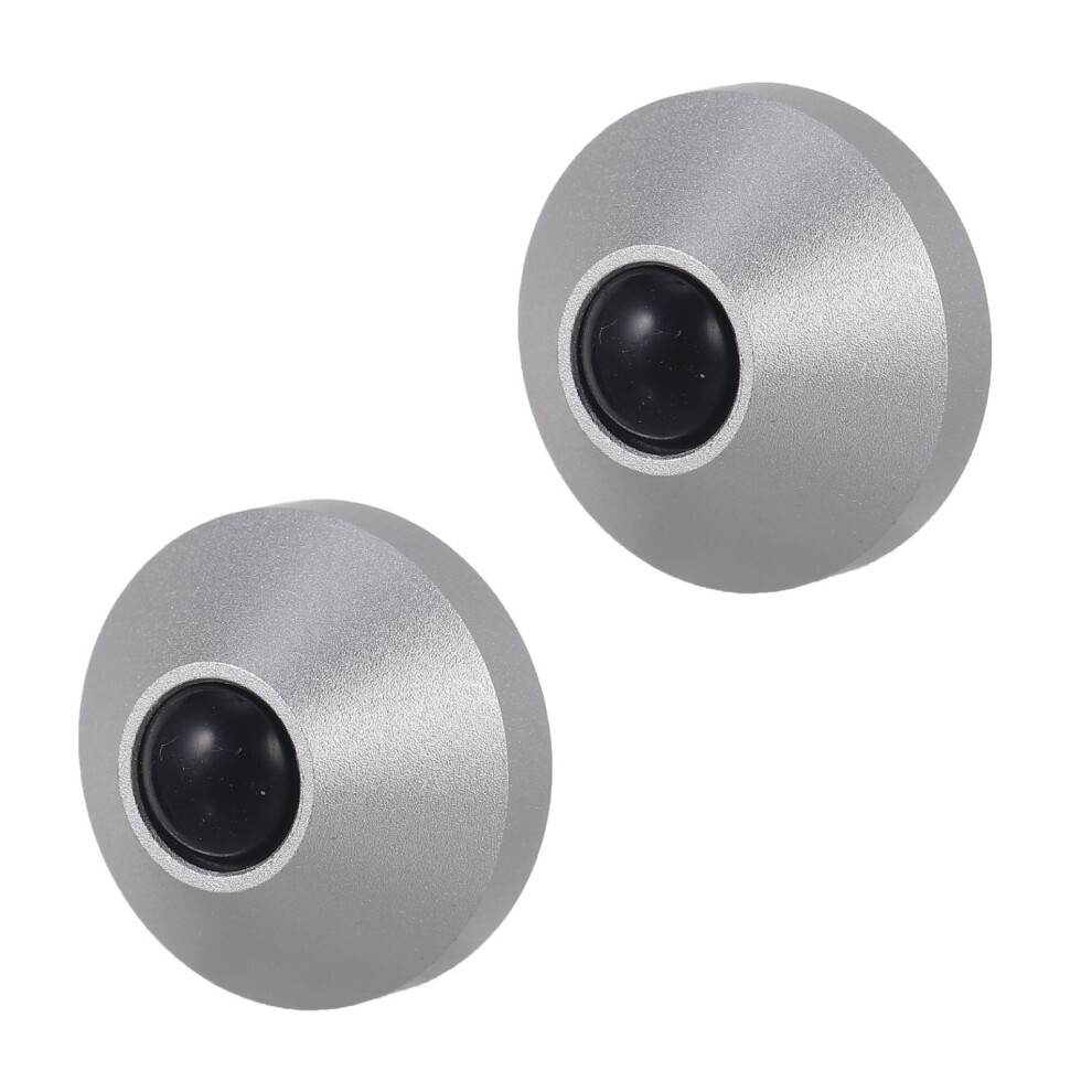 2 Pcs Keyboard Foot Pads Self-Adhesive Riser Feet Aluminum Holder 3162103997803