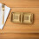 2Stk Vielseitige Dip Schalen Mit 2 Fächern in Gold 5