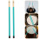 Durable Bamboo Drumstick Green Excellent Sound Quality 1pair 4
