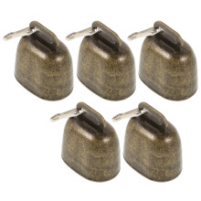 5 Pcs Retro Cowbell Hanging Metal Bells Handmade Bear For Hiking