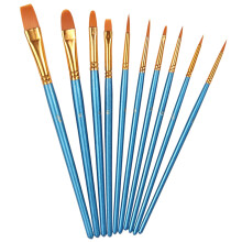 10pcs Paint Brush Kit For Kids In Travel And Organization