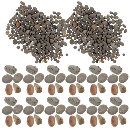 Stone Decorative Stones Tiny Rocks Mini Gardening Model Miniature 2