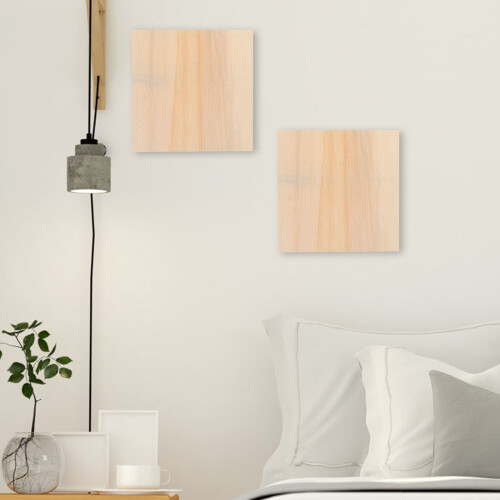 Natural Simplicity Wooden Photo Frames Beige 5pcs 1