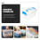 Storage Containers With Lids For Large Capacity 4pcs Blue 11